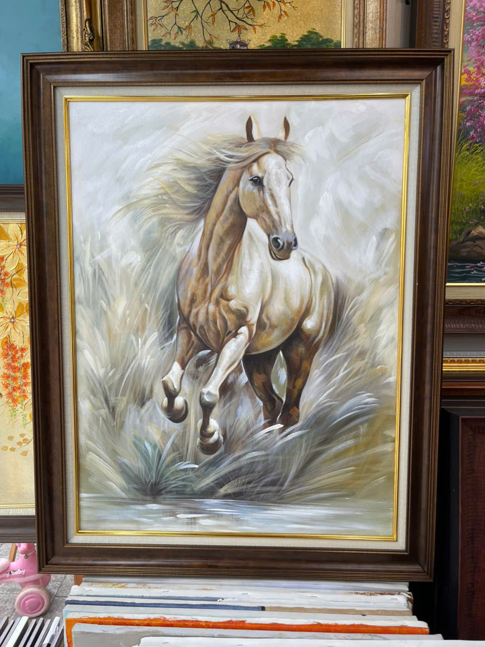 Tranh sơn dầu bat ma